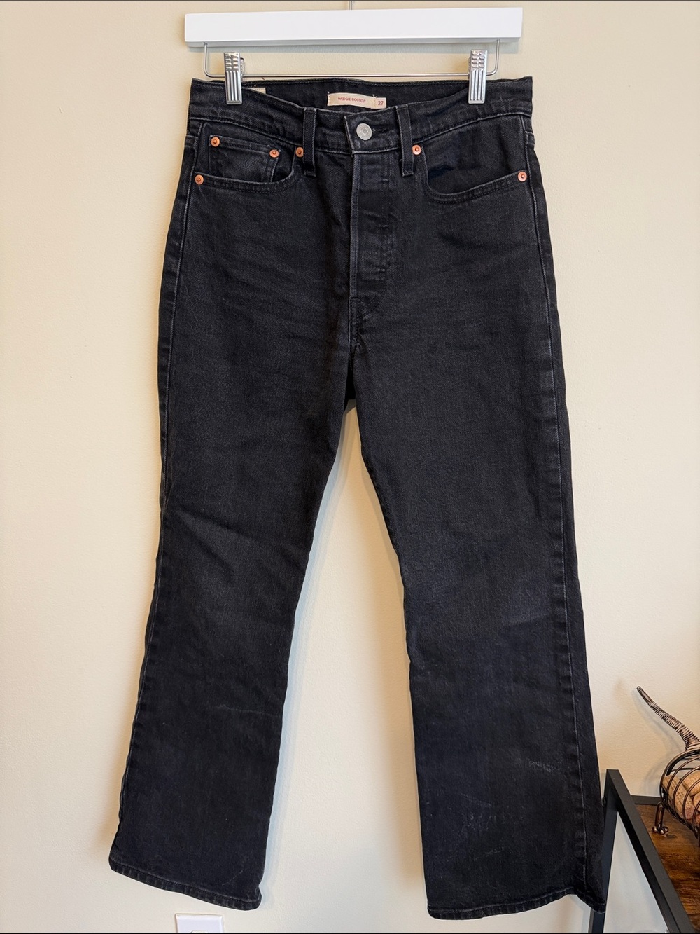 Levi's Black Straight-Leg Jeans